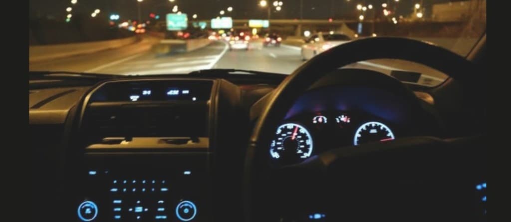 Night Driving Lesson with Test Route Driving School