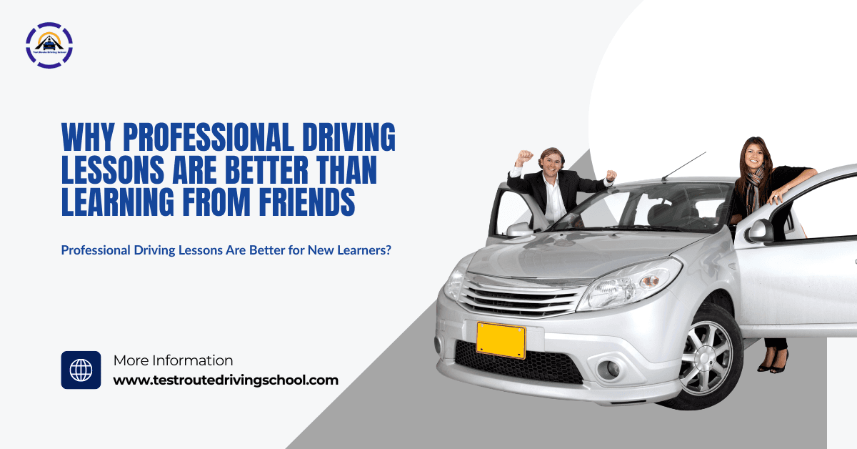 Why Professional Driving Lessons Are Better Than Learning from Friends
