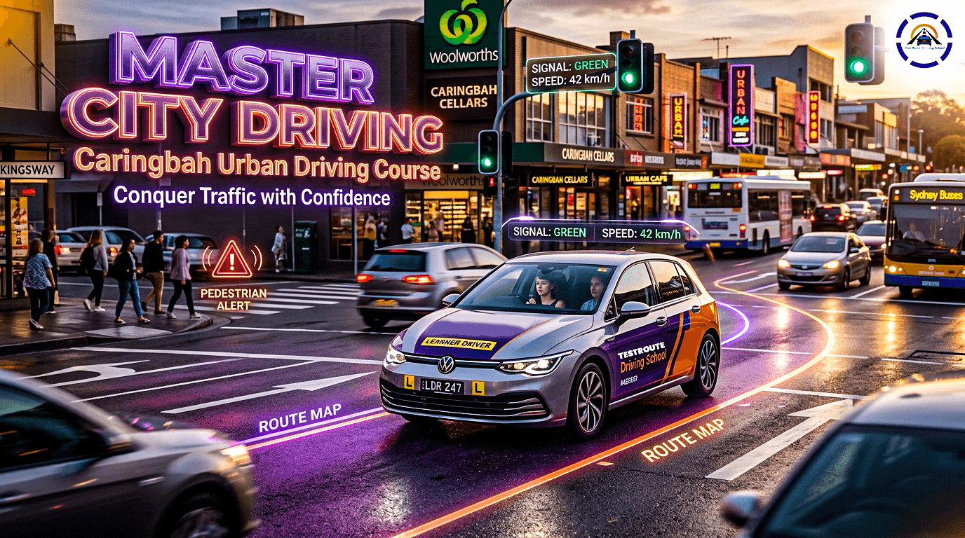 City Driving Course in Caringbah