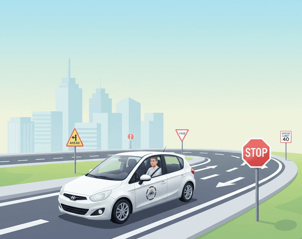 Local Driving Lesson Test Route Driving School